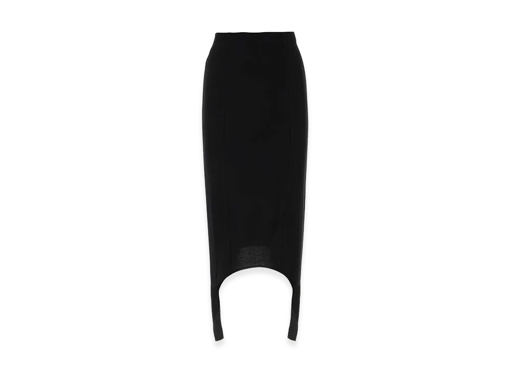 PATOU Women's Viscose Blend Skirt "Black"