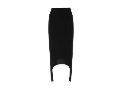PATOU Women's Viscose Blend Skirt "Black"