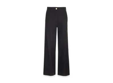PATOU Women's Stretch Tweed Trousers "Black"