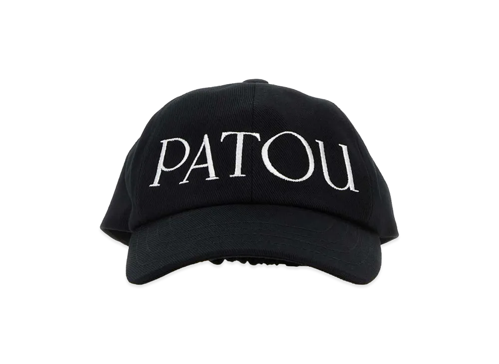 PATOU Women's Cotton Baseball Cap "Black"