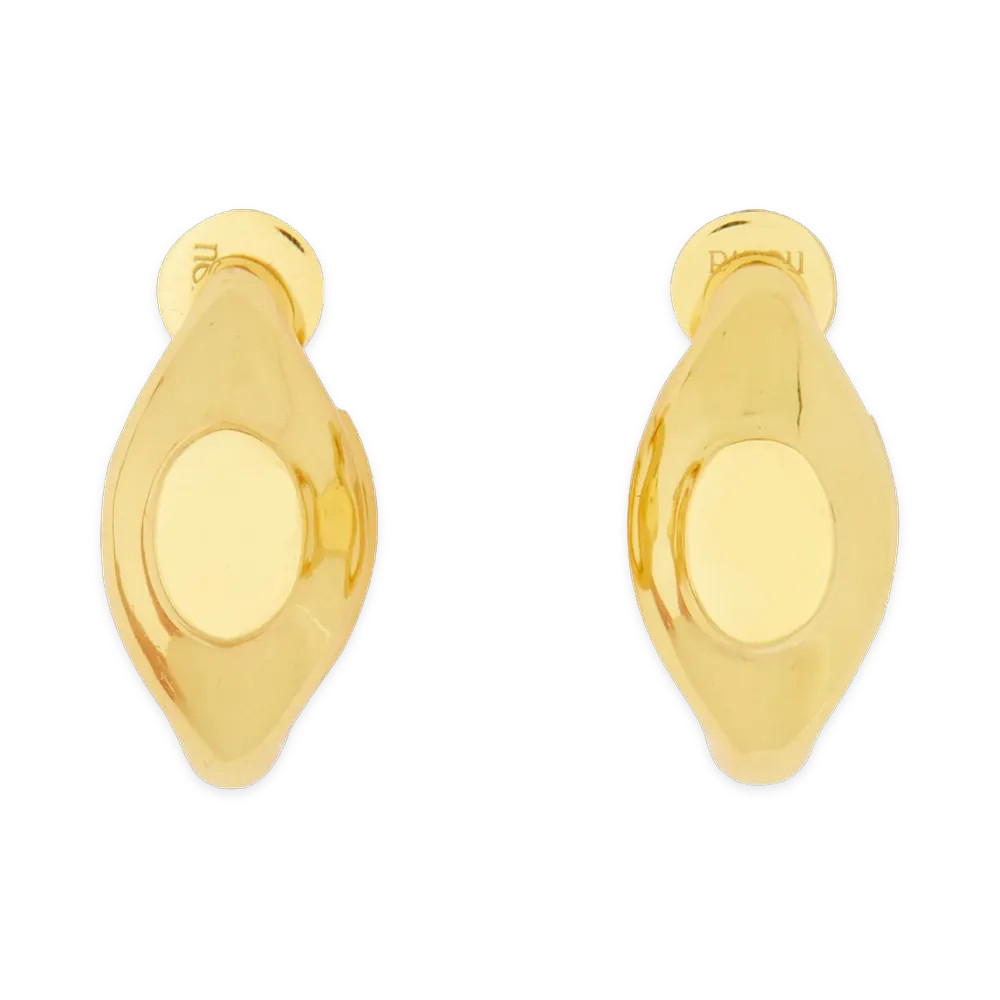 PATOU Signet Earrings "Gold"