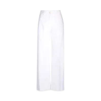 PATOU Iconic Gabardine Trousers "White"