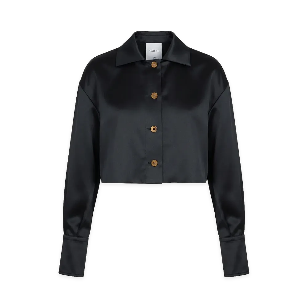 PATOU Cropped Fit Jacket "Black"