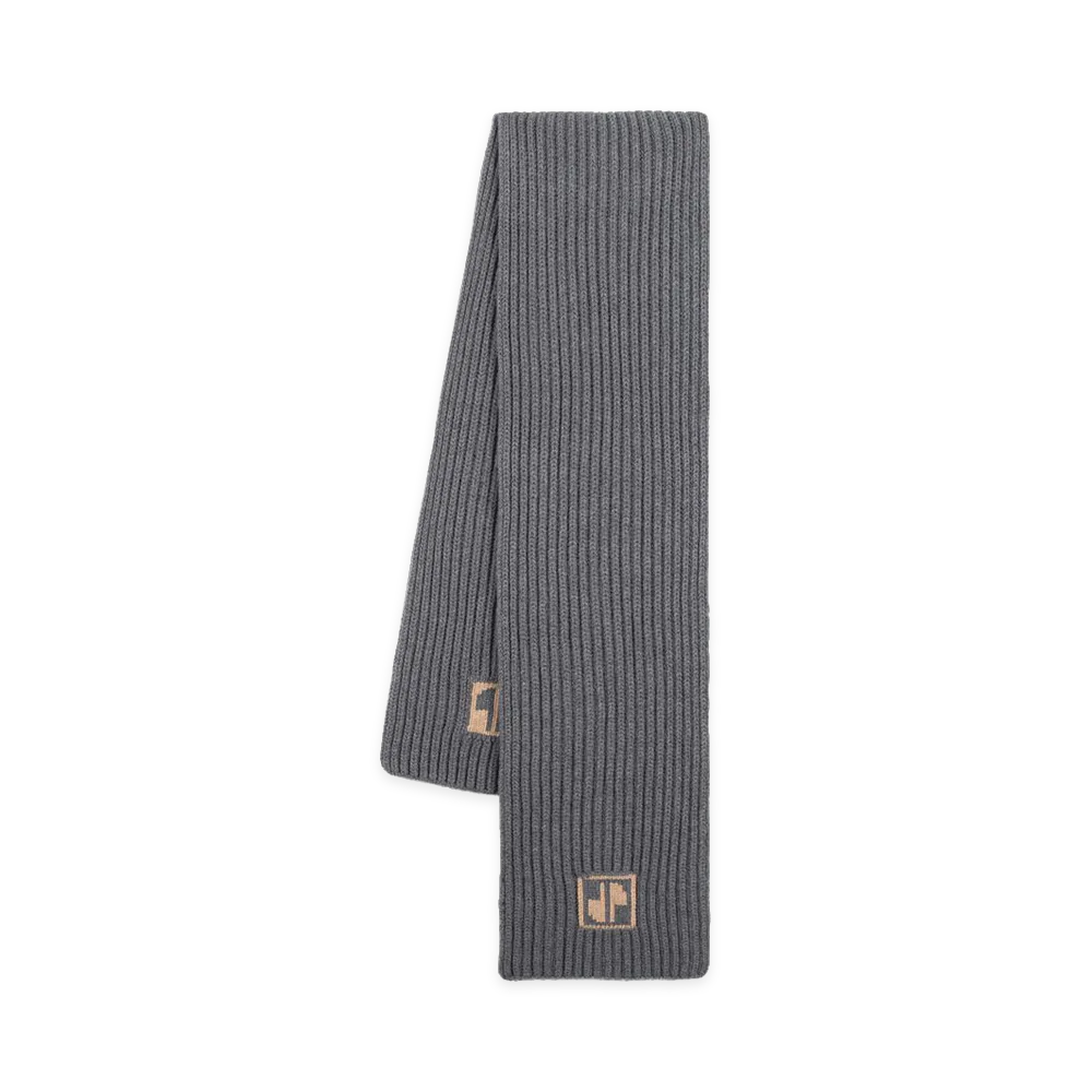 PATOU JP Wool Scarf "Gray"