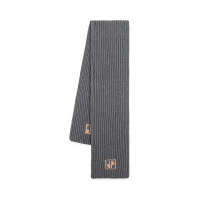 PATOU JP Wool Scarf "Gray"