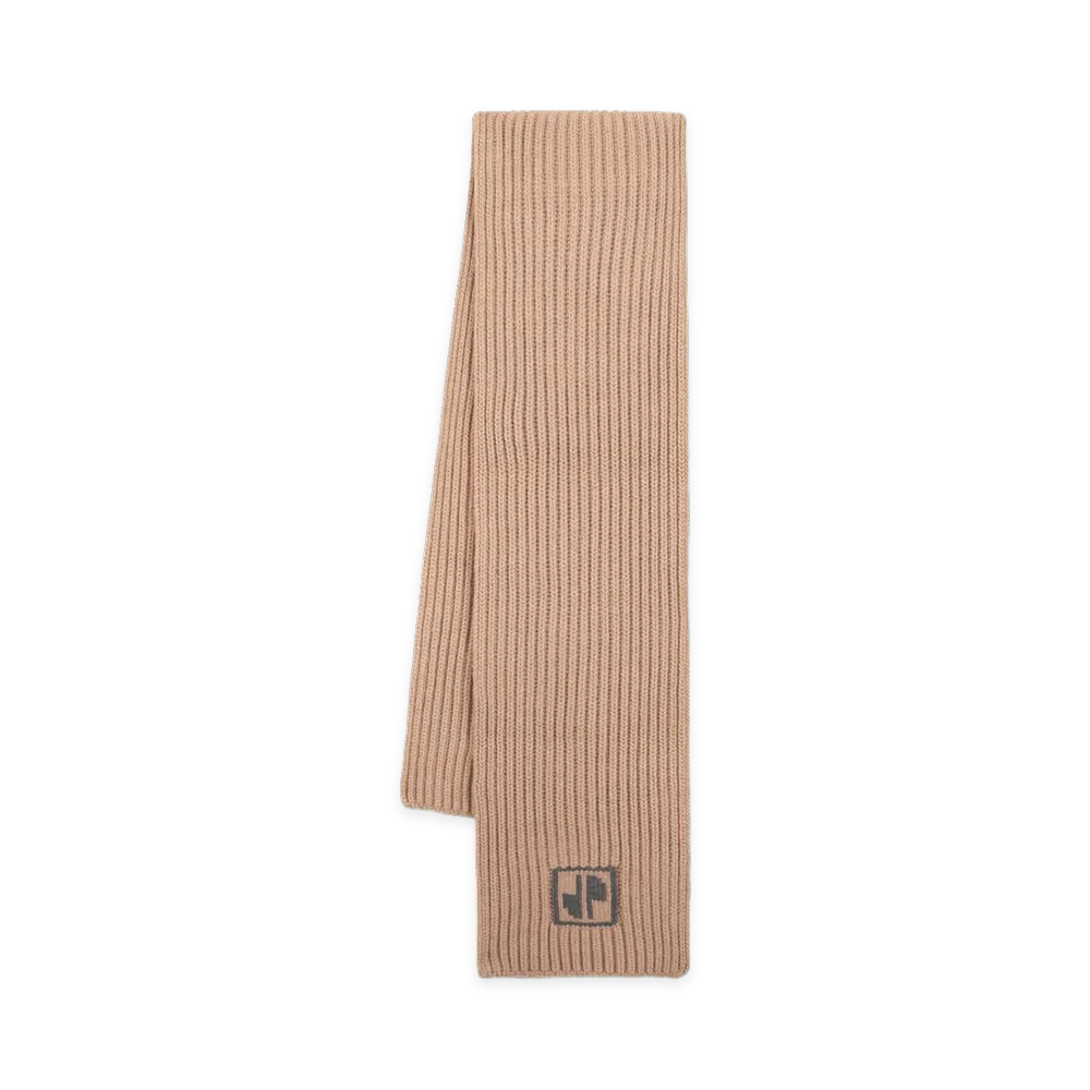PATOU JP Wool Scarf "Beige"