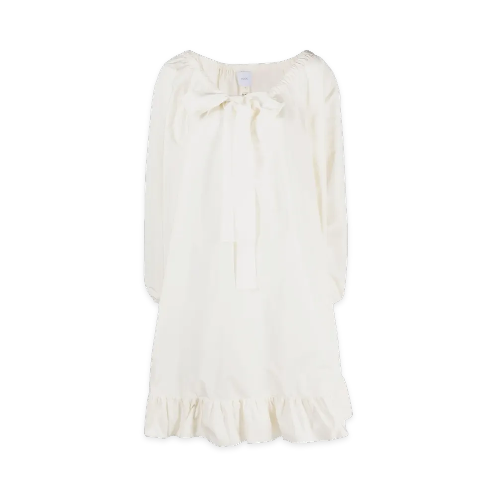 PATOU Ruffle Hem Dress "Ivory"