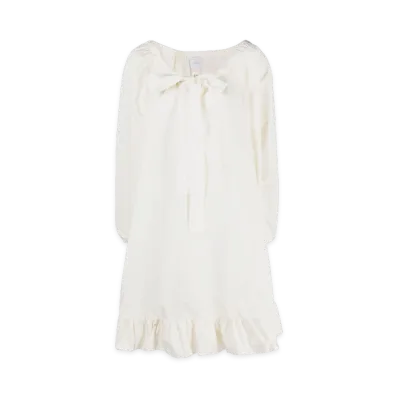 PATOU Ruffle Hem Dress "Ivory"