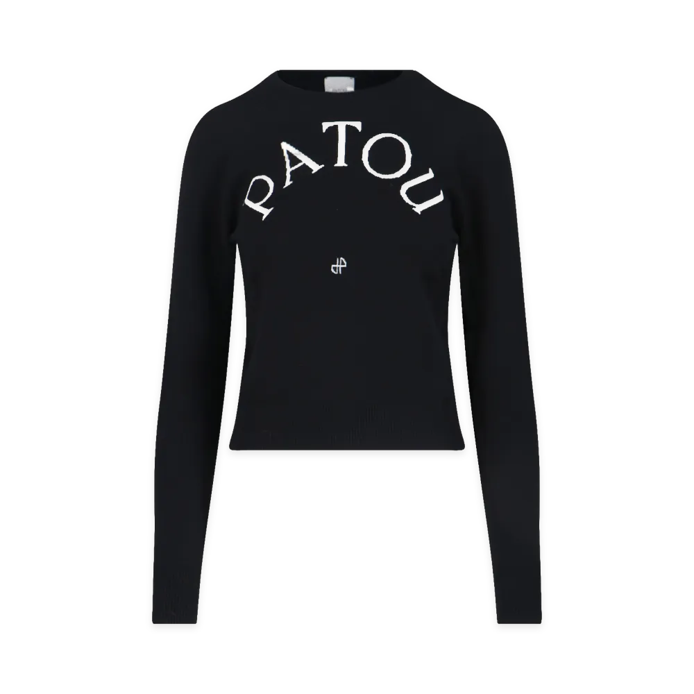 PATOU Wool Blend Jumper "Black"