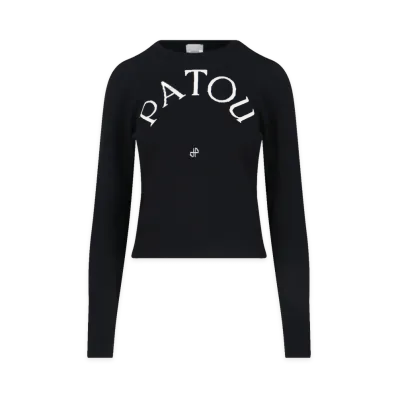 PATOU Wool Blend Jumper "Black"