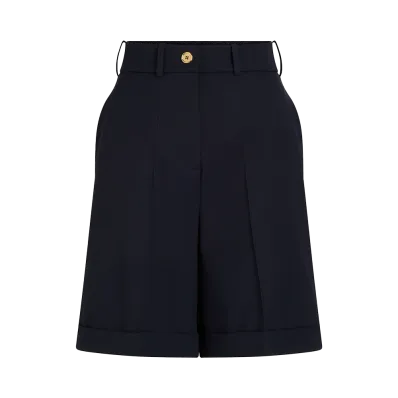 PATOU Wool Bermuda Shorts "Blue"