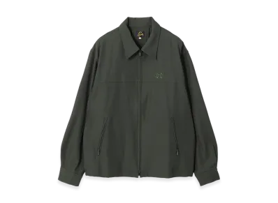NEEDLES Work Jacket - Pe/R/Pu Cavalry Twill "Green"