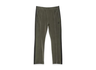 NEEDLES Velour Narrow Track Pants "Olive"