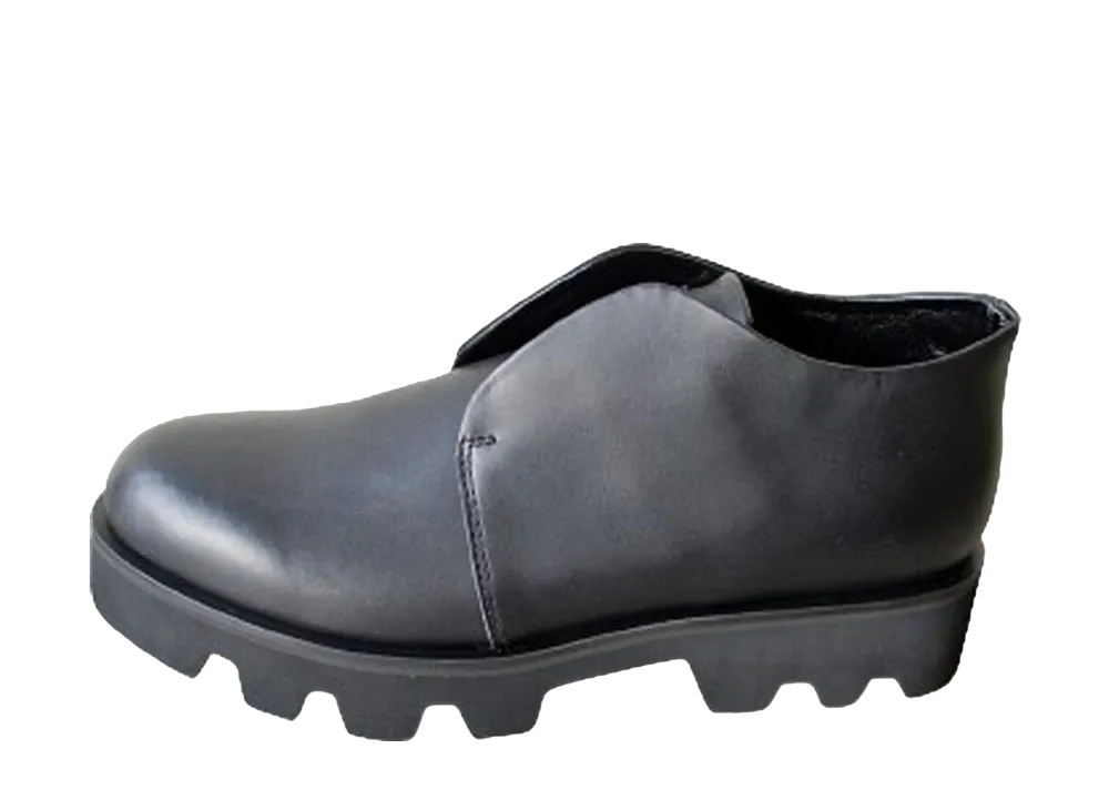 ARCOLLETTA PADRONE Instep Gore Short Boots With Chunky Sole "Black" PU7358-1233-23A