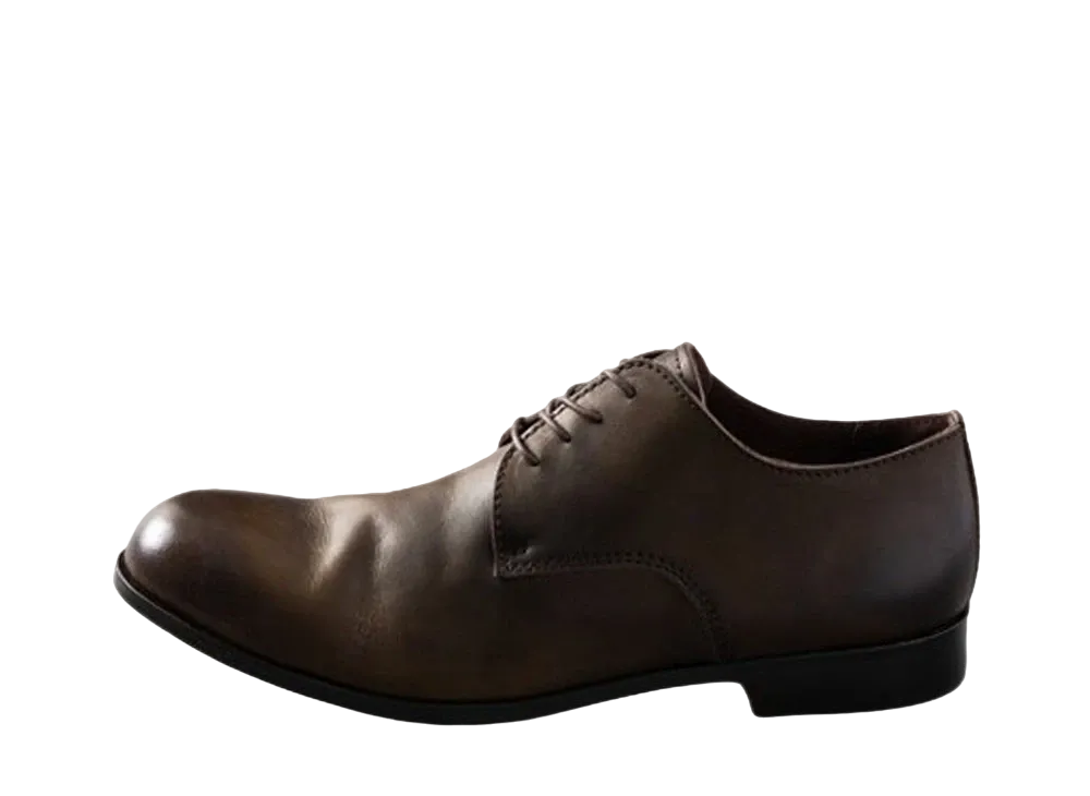 ARCOLLETTA PADRONE Derby Plain Toe Shoes "Deep Brown" PU7358-2001-23A
