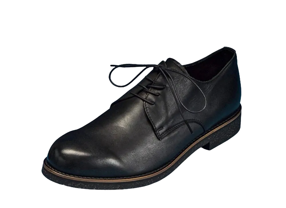 ARCOLLETTA PADRONE Derby Plain Toe Shoes (Water Proof Leather) "Black" PU7358-2033-23A