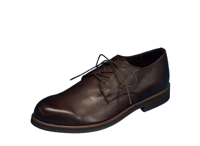 ARCOLLETTA PADRONE Derby Plain Toe Shoes (Water Proof Leather) "D.Brown" PU7358-2033-23A