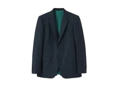 Paul Smith Slab Stripe Single 2B Suit "DarkGreen"