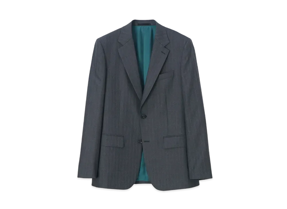 Paul Smith Gradient Stripe Single 2B Suit "Gray"