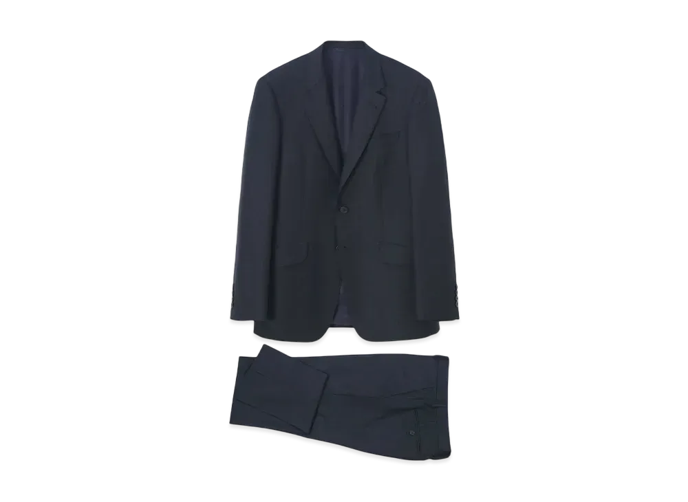 Paul Smith Traveler Wool 2B Suit "Black"