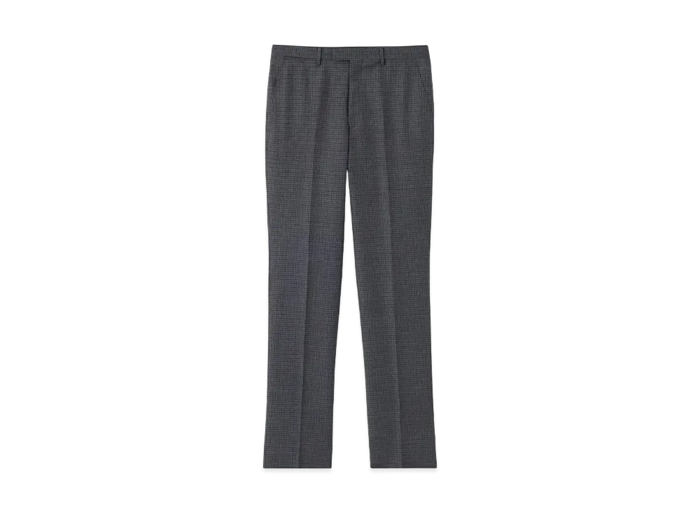 Paul Smith Checked Wool 2B Suit "Gray"