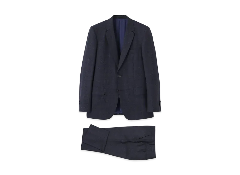Paul Smith Misty Check Single 2B Suit "DrakBlue"