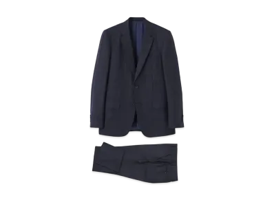 Paul Smith Misty Check Single 2B Suit "DrakBlue"