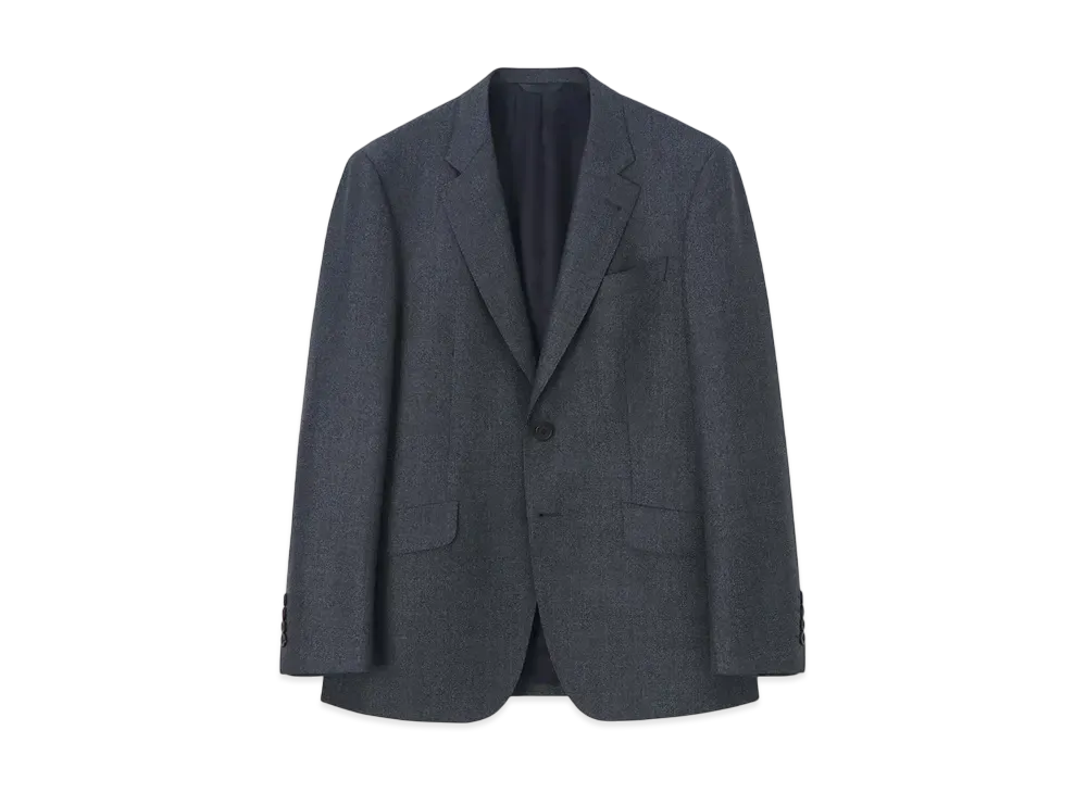 Paul Smith Semi-Plain Wool 2B Suit "Gray"
