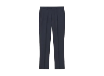 Paul Smith Semi-Plain Wool 2B Suit "Navy"