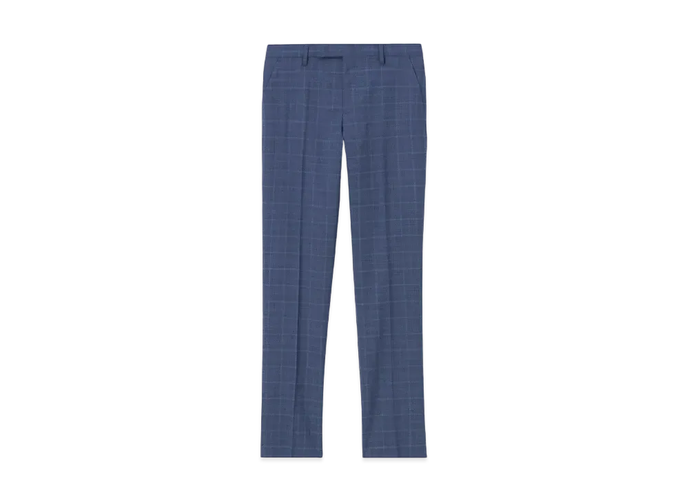 Paul Smith Traditional Check Single 2B Suit "Blue"