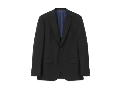 Paul Smith Dobby Pattern Single 2B Suit "Black"