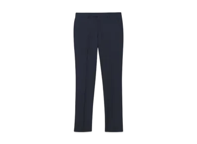 Paul Smith Herringbone Shadow Stripe Single 2B Suit "Navy"