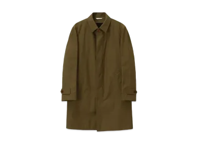 Paul Smith Cotton Polyester Stainless Steel Coat "Khaki"