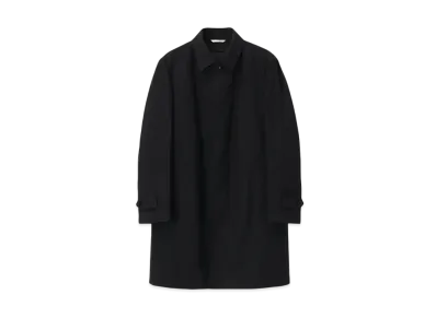Paul Smith Cotton Polyester Stainless Steel Coat "Black"