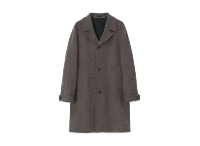 Paul Smith Compression Wool Balcollar Coat "Brown"