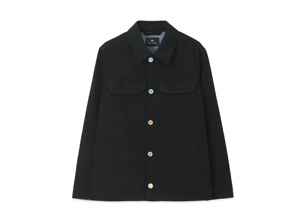 Paul Smith Multicolor Button Coveralls "Black"