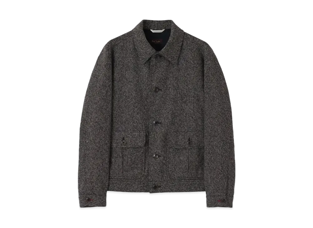 Paul Smith Cotton Tweed Blouson "Gray"