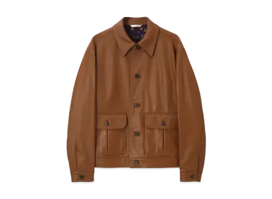Paul Smith Lambskin Blouson "Camel"