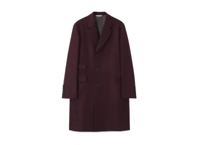 Paul Smith Melton Chester Coat "Burgundy"