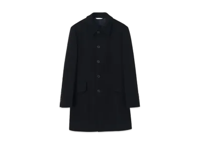Paul Smith Cavalry Twill Bar Collar Coat "Black"