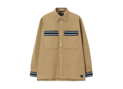 Paul Smith Gradation Stripe Shirt Blouson "Beige"