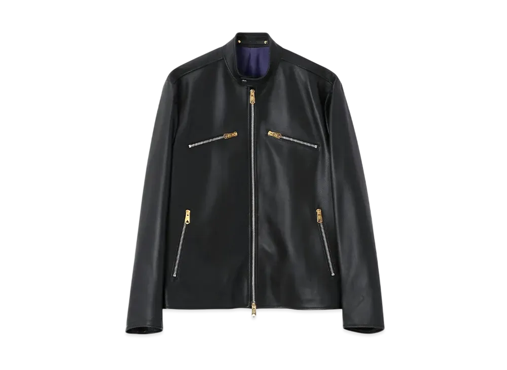 Paul Smith Lamb Leather Single Rider "Black"