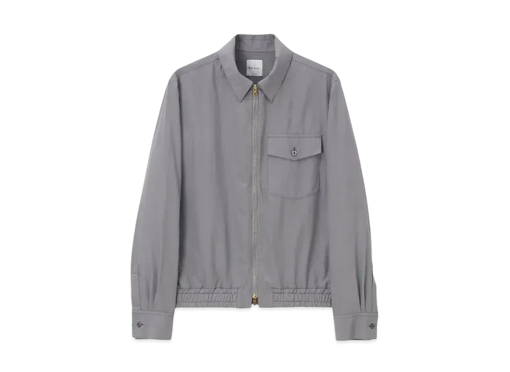Paul Smith Lightweight Texture Short Blouson "Gray"