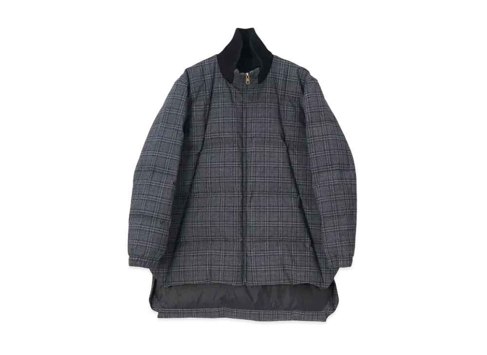 Paul Smith Rib Stand Check Down Blouson "Gray"
