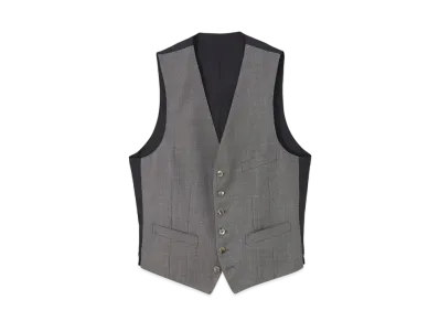 Paul Smith Birdseye Wool Vest "LightGray"