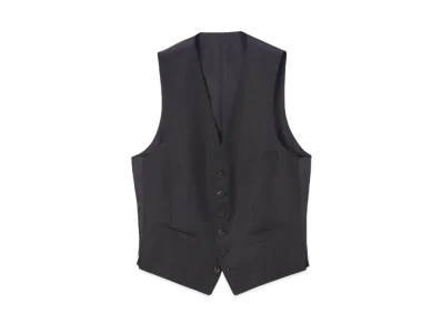 Paul Smith Birdseye Wool Vest "DarkGray"