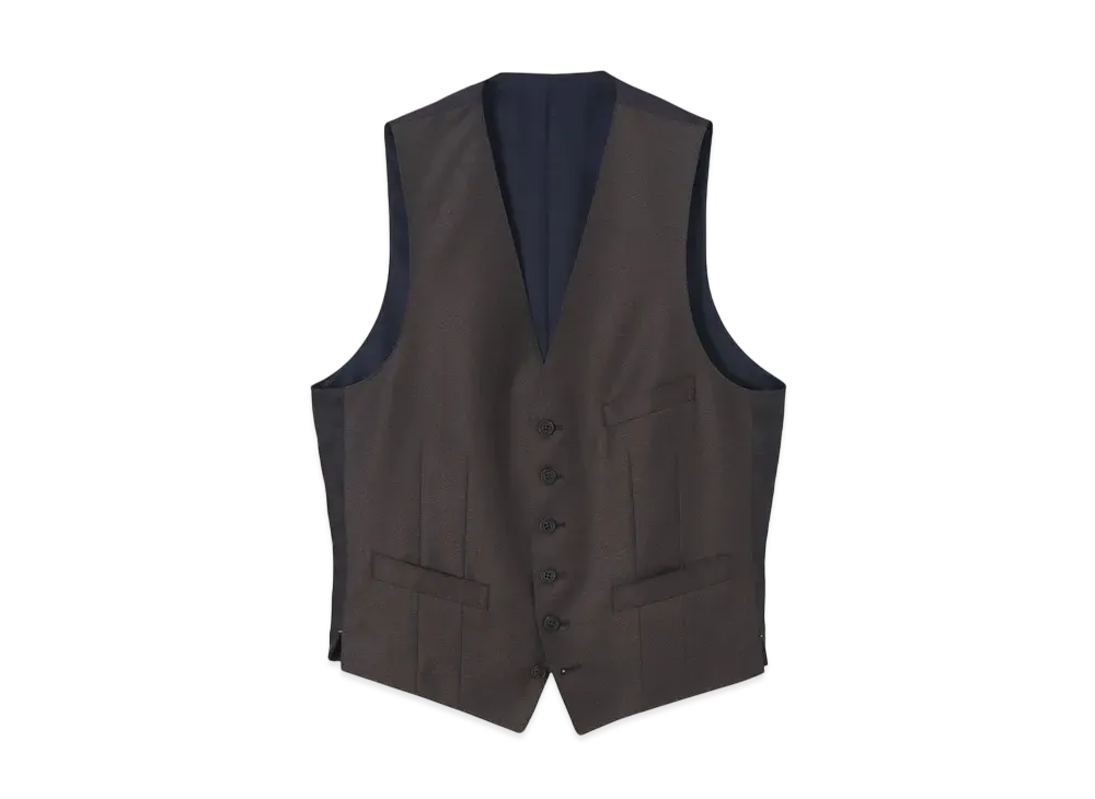 Paul Smith Traveler Wool Vest "Brown"