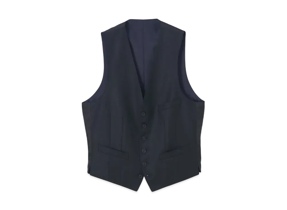 Paul Smith Traveler Wool Vest "Black"