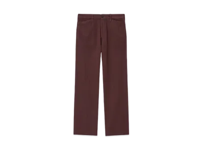 Paul Smith Herringbone Cotton Wide Pants "Brown"