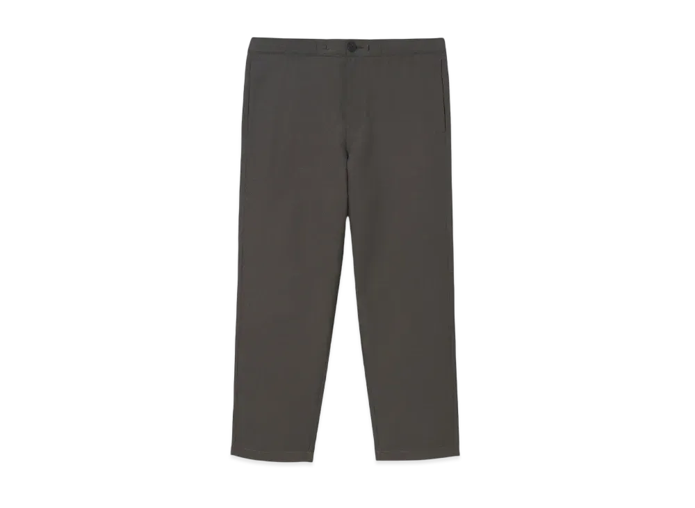 Paul Smith Wool Twill Wide Trousers "Steel Gray"